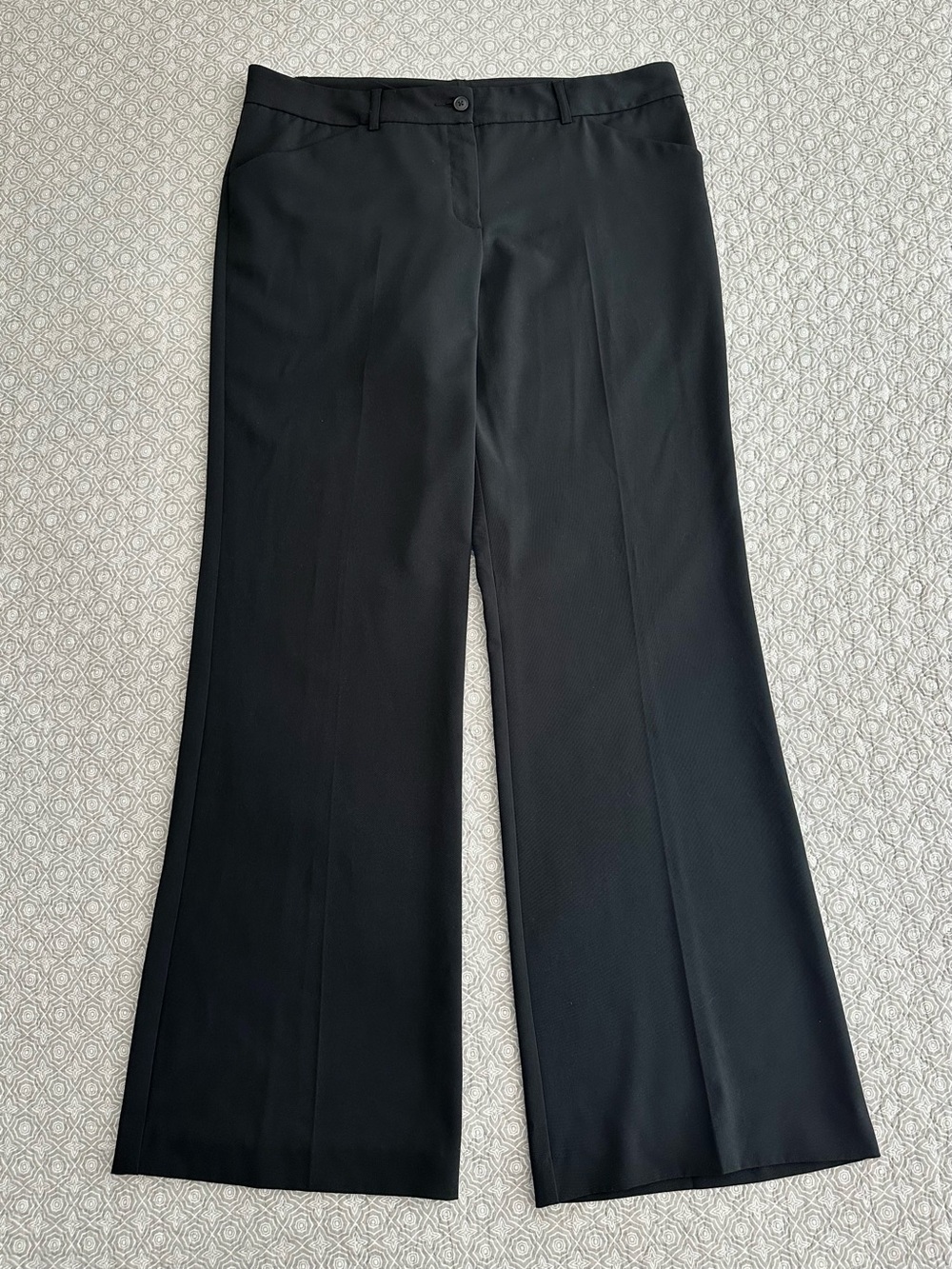 Norma Kamali REVOLVE Black Pants Trousers Wide Leg Office Work Size 14
